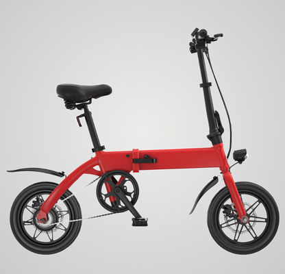 Le pliage électrique de ville de 14 pouces fait du vélo le moteur arrière tout le terrain avec du gros 250W 7.5ah ce de batterie au lithium de Digital de bicyclette de 36V