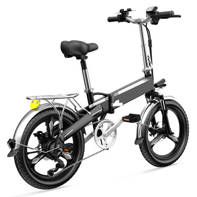 Suspension la plus légère Ebike, 7Speed vélo électrique 20in d'alliage d'aluminium la pleine