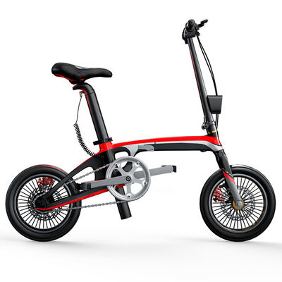 14 vélo se pliant électrique léger, vélo électrique de pliage de fibre du carbone 220V