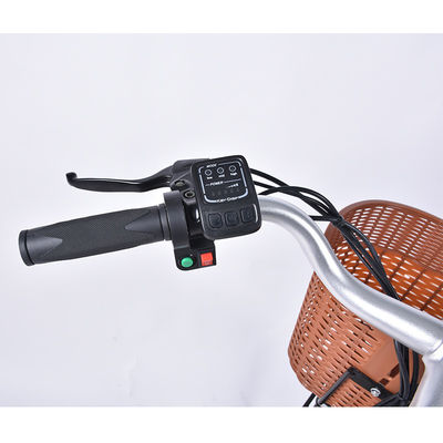vélo électrique des dames 12.5Ah légères 6geared 25km/H avec le panier