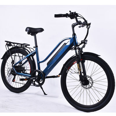vélo électrique de banlieusard de la ville 36V, croiseur électrique inoxydable de ville du vélo 7Speed