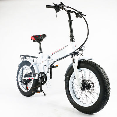 vélo électrique de gros pliage de la roue 6Speed, montagne Ebike de pliage de la charge 120KG