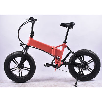 Pliage électrique de vélo de gros pneu de soutien 330LBS avec la batterie au lithium 10Ah