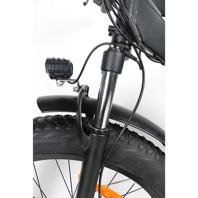 Vélo de montagne électrique de gros pneu d'ODM, bicyclette se pliante électrique de montagne de Shimano