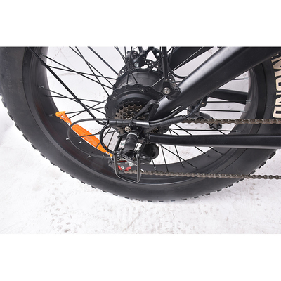 Le vélo de montagne électrique de gros pneu d'ODM 48V 500W Shimano 6 embraye la cargaison Ebike pliable